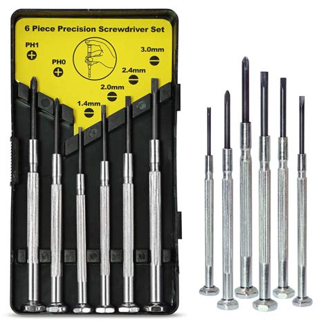 Buy 6PCS Mini Screwdriver Set with Case, Precision Screwdriver Kit with ...