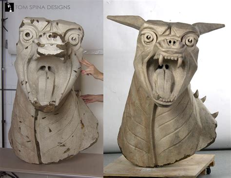 Ghostbusters Terror Dog Statue Movie Prop Restoration » Tom Spina Designs