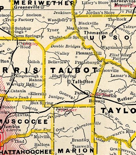 Maps, Talbot County GAGenWeb