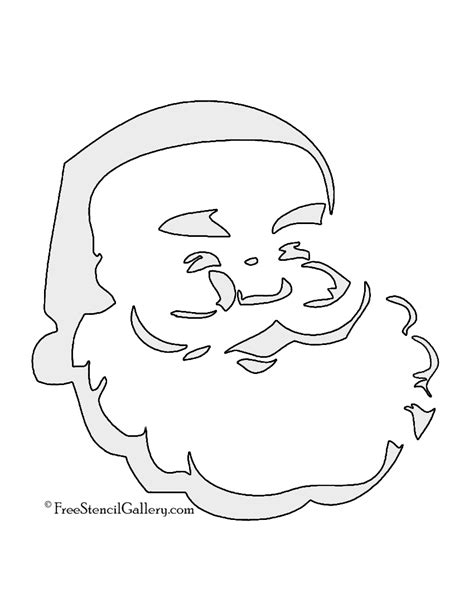 Santa Claus Stencil | Free Stencil Gallery