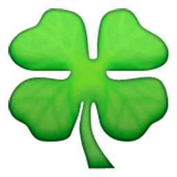 Four Leaf Clover | ID#: 290 | Emoji.co.uk