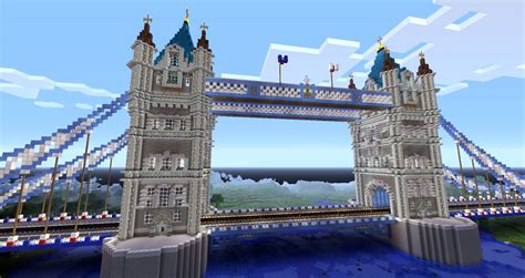 Minecraft, Minecraft bridges, Minecraft city