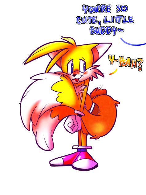 Cute Tails The Fox - canvas-gloop