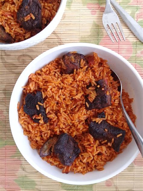 Beef jollof - biscuits and ladles | Recipe | African food, Jollof, West african food