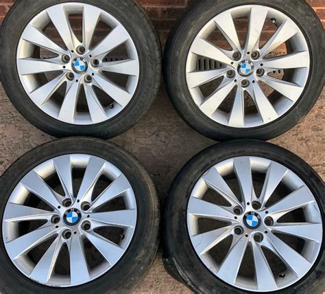 BMW 3 series 17 inch Alloy Wheels 5 x 120 Genuine F30 Luxury Modern Line Style 413 M 7.5j et37 ...