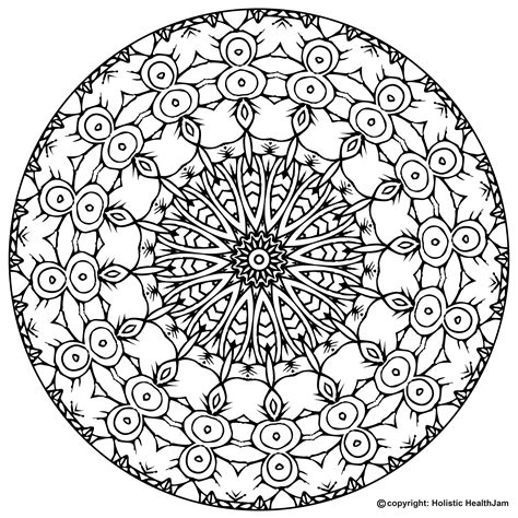 Free Printable Mandala Coloring Book Pages for Adults and Kids