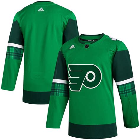 Men's adidas Green Philadelphia Flyers 2020 St. Patrick's Day Jersey