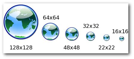 Web Icon Sizes #66597 - Free Icons Library
