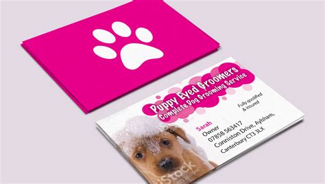 Puppy Eyed Groomers Business Card – CS Creative Studio