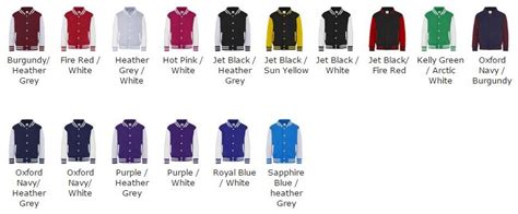 Varsity Jacket Colours – Axznt Clothing