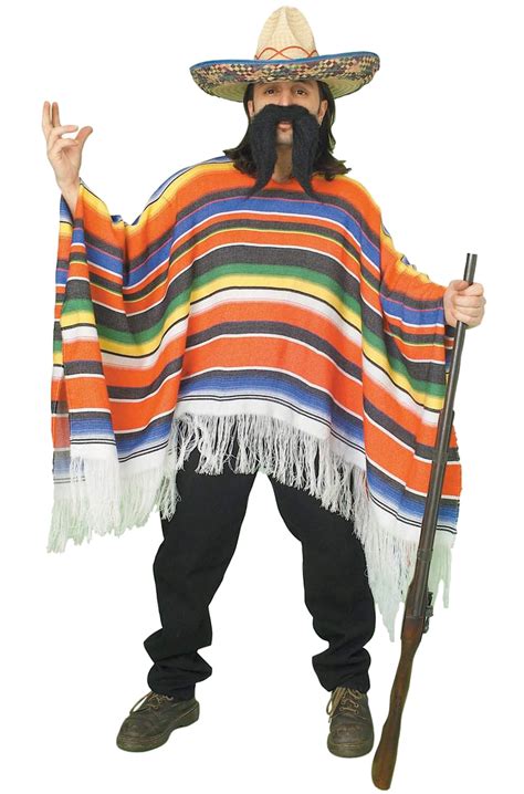 Mexican Serape Adult Costume - PureCostumes.com