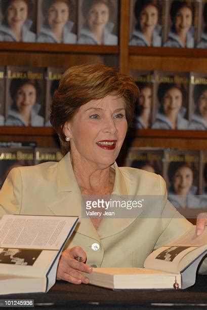 Laura Bush Book Signing For Spoken From The Heart Photos and Premium ...