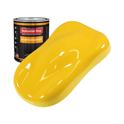 Sunshine Yellow 1 Quart URETHANE BASECOAT Car Auto Body Paint - Walmart ...