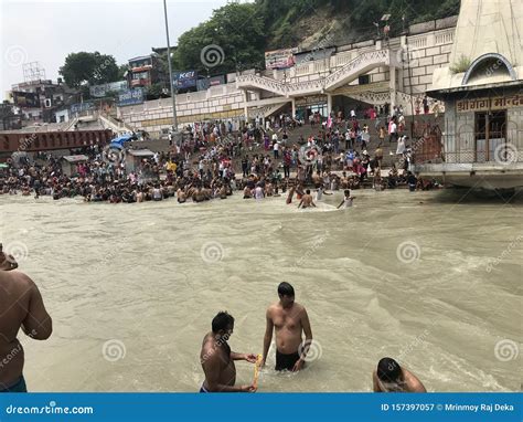 View of Ganga Ghat Haridwar Uttarakhand Editorial Photography - Image ...