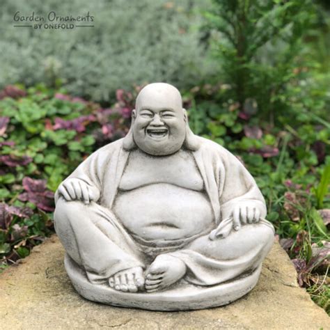 Laughing Buddha Garden Statue - Onefold Ltd