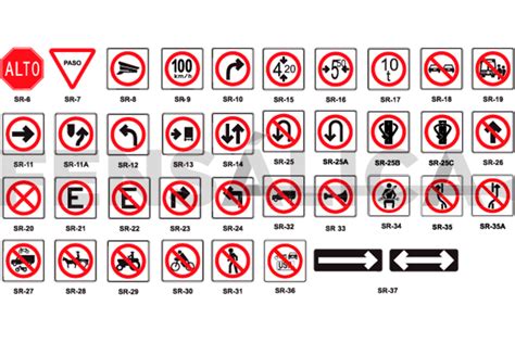 Señalamiento vial restrictivo – Fensálica