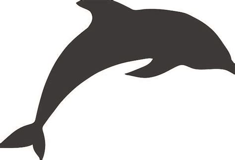 Jumping Dolphin Silhouette at GetDrawings | Free download