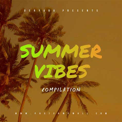 Summer Vibes CD Album Cover Template | PosterMyWall