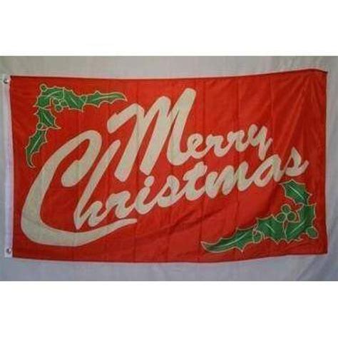 Merry Christmas Flag 3 X 5 ft. (Red) Standard