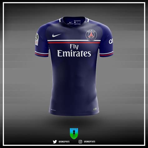 Concept Kits on Twitter: "PSG Football Club home, away and ...