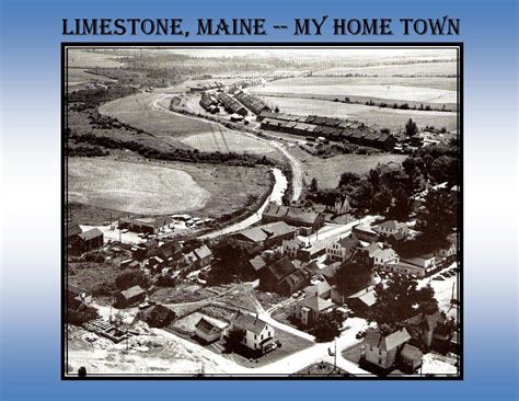 Limestone, Maine -- My Home Town: Limestone, Maine -- Aerial Photograph