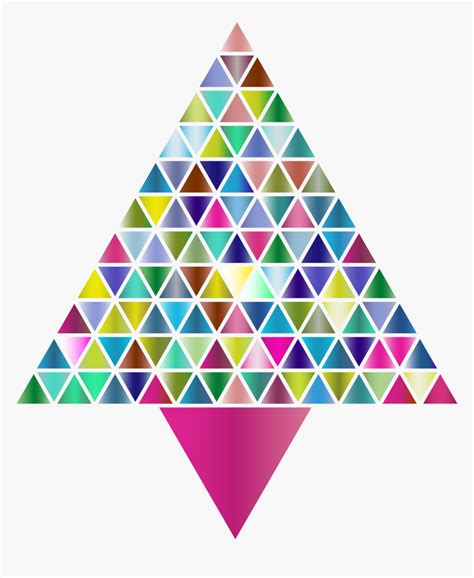 Triangular Clipart Small Triangle - Christmas Tree, HD Png Download , Transparent Png Image ...