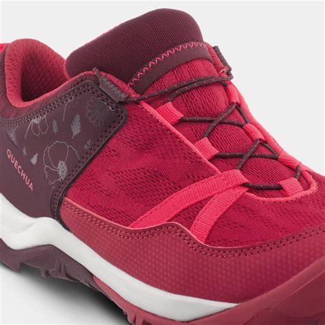 Crossrock hiking shoes quick-lacing – Kids - Red, Deep chocolate ...