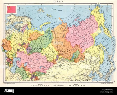 Mapa De La Union Sovietica Fotos e Imágenes de stock - Alamy