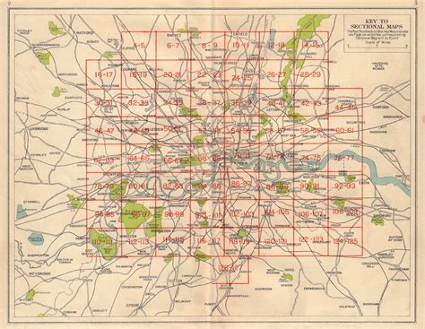 LONDON. Index map. Railways underground tube bus trolleybus map 1948 old