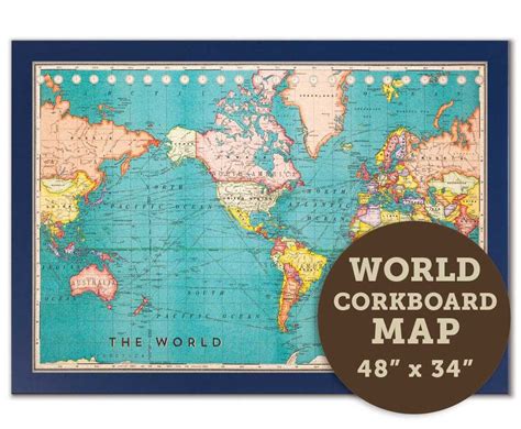World Map Bulletin Board Wereldkaart Wereldkaart Wand Wereldkaart Images