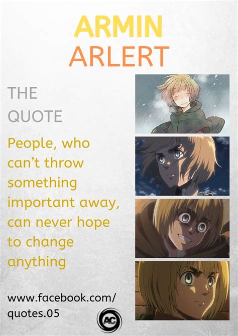 Armin Arlert - Attack on Titans Quote | Armin, Quotes, Attack on titan