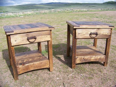 Rustic End Tables wyoutlawfurniture.co | Outlaw Furniture | Pinterest