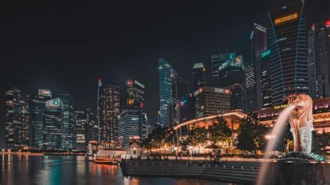 Merlion, Singapore (3840x2160) : r/wallpaper