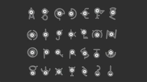 Unown 3D models - Sketchfab