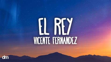 Vicente Fernández - El Rey // Letra Chords - Chordify