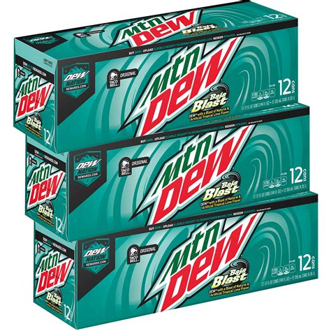 Buy Mountain Dew Baja Blast, 12 oz Cans (Pack of 36) Online at desertcart Malaysia