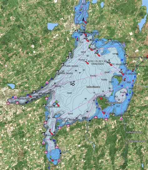 i-Boating: Lake Simcoe ENC chart