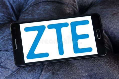 ZTE Corporation logo editorial stock photo. Image of background - 105658518