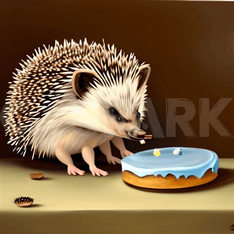 Hedgehog Eating Cake : r/madewith_cfspark