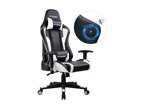 GTRACING Gaming Chair with Bluetooth Speakers Music Video Game Chair Audio Heavy Duty Computer ...
