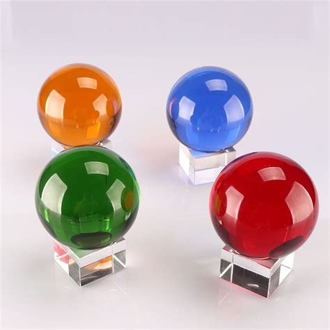 Seven Color Crystal Ball for Wedding Gift (KS12021) - China Glass Ball ...