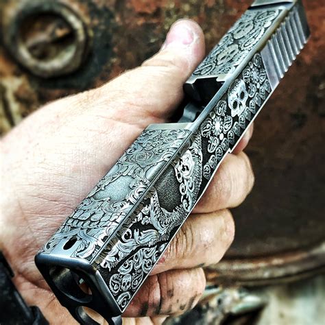 Full Slide Engraving | Dark Alliance Firearms