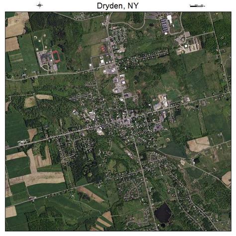 Aerial Photography Map of Dryden, NY New York