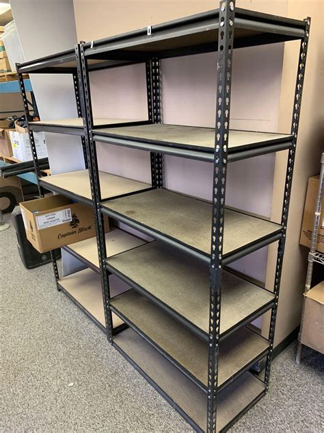 Adjustable Metal Shelving Racking 6ft x 16" x30"