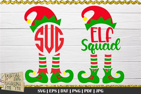 Elf Squad SVG | Elf Monogram SVG | Elf shirt svg | Elves (1078680) | Cut Files | Design Bundles