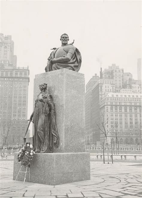 Giovanni da Verrazzano Statue — LOWER MANHATTAN HISTORICAL ASSOCIATION