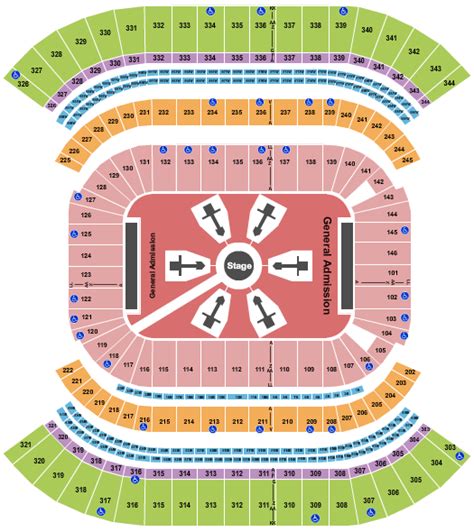 Nissan Stadium - Nashville - Ed Sheeran Seating Chart | Cheapo Ticketing