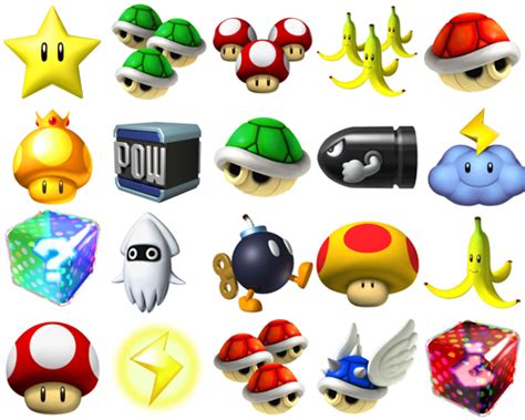 Image - Items.jpg - Mario Kart Wii Wiki