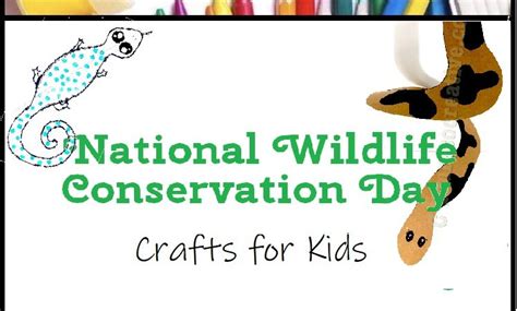 Free National Wildlife Conservation Day Crafts for Kids - You're so ...