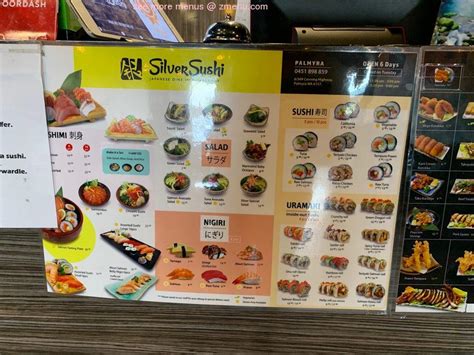 Online Menu of Silver Sushi Palmyra Restaurant, Palmyra, Western ...